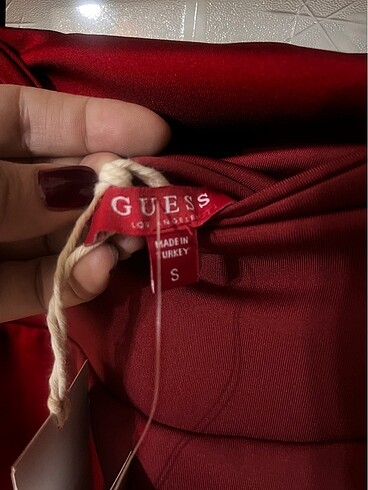 s Beden bordo Renk Guess tayt