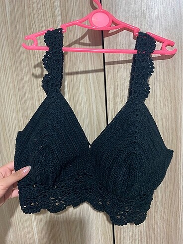 Diğer siyah el örmesi crop