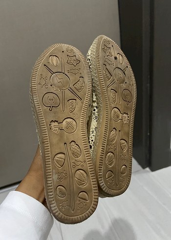 Krem Dantel Örgü Kadın Babet - Görsel 6