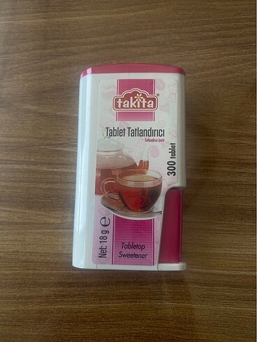 TAKİTA TABLET TATLANDIRICI HİÇ AÇILMADI