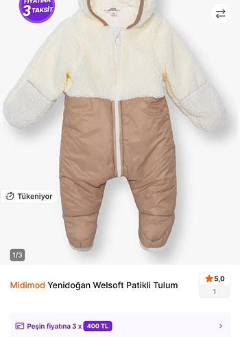 Kapüşonlu Kürklü Bebek Tulum - Görsel 3