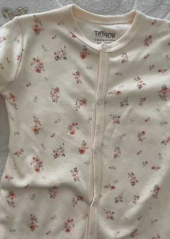 HelloBaby Çiçek Desenli Bebek Kız Tulum