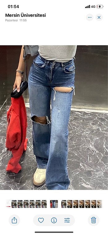 Trendyolmilla yırtık pantolon