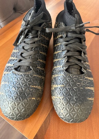 Erkek Siyah Bağcıklı Futbol Ayakkabısı - Görsel 3