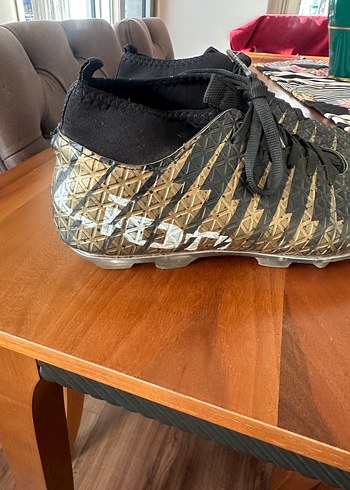 Erkek Siyah Bağcıklı Futbol Ayakkabısı - Görsel 4