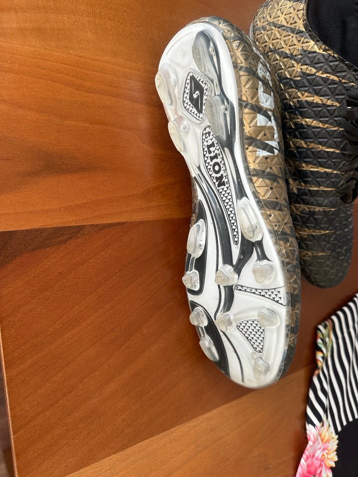 Erkek Siyah Bağcıklı Futbol Ayakkabısı - Görsel 2