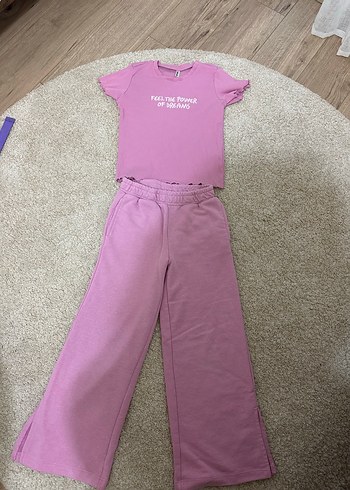 Çocuk Pembe Eşofman takım