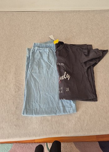 Gri Baskılı Uzun kız çocuk Tişörtü - Görsel 6