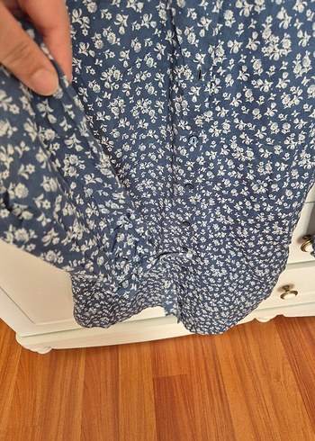 Çiçek Desenli Uzun Kollu Kadın Gömlek - Görsel 5