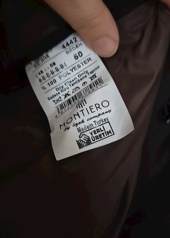 Düğmeli Kahverengi Erkek Süet Ceket - Görsel 3