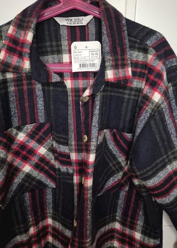 Düğmeli kız çocuk Yün Gömlek - Görsel 2