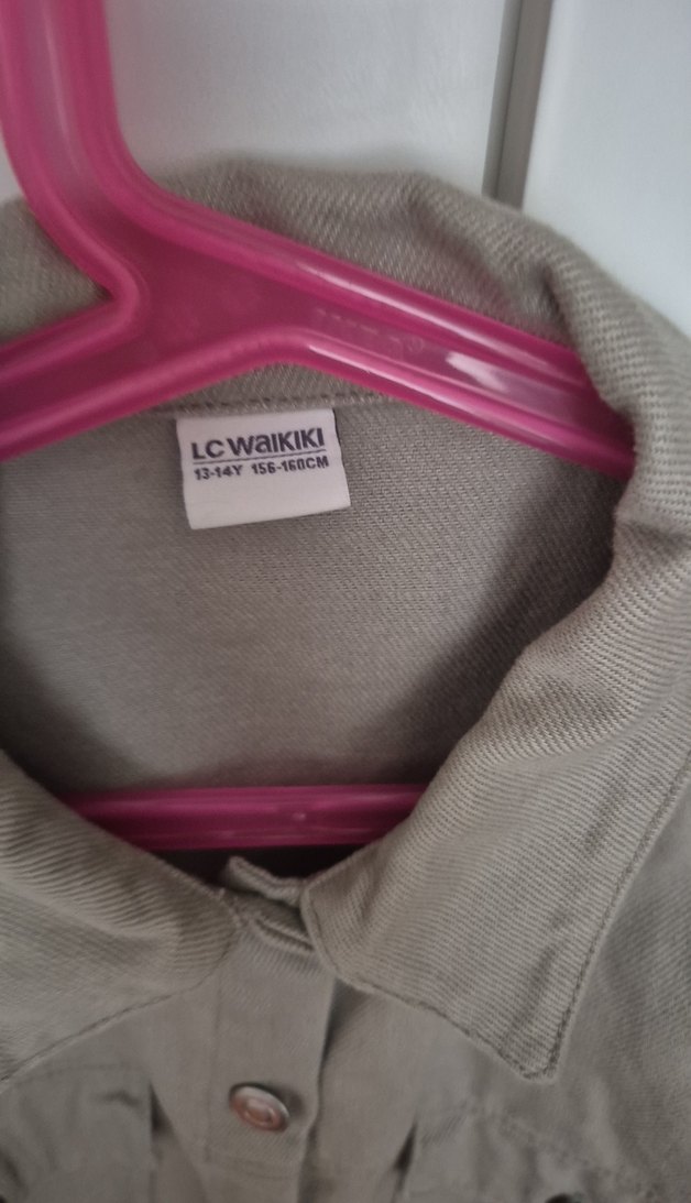 Su yeşili kız çocuk ceket - Görsel 2