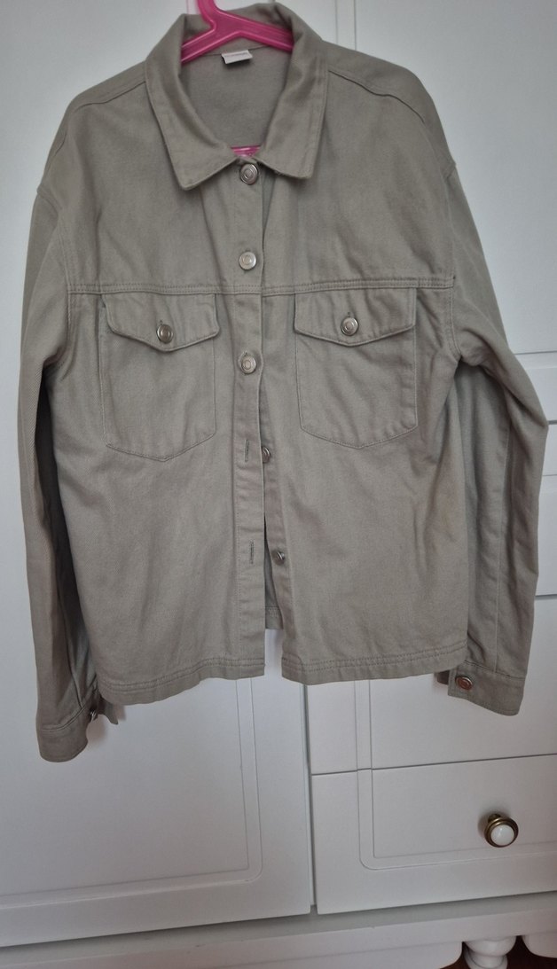 Su yeşili kız çocuk ceket - Görsel 3