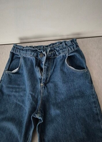 10 Yaş Beden mavi Renk Kız çocuk kot pantolon