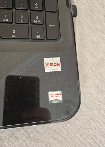 Siyah HP Dizüstü Bilgisayar - Görsel 3