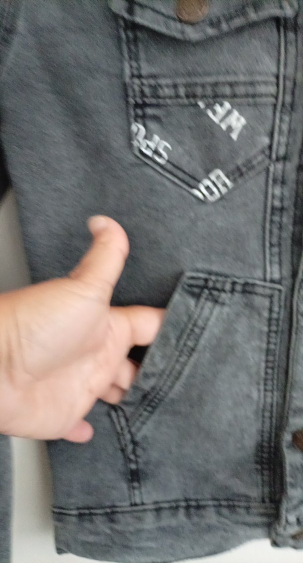 çocuk kot ceket - Görsel 2