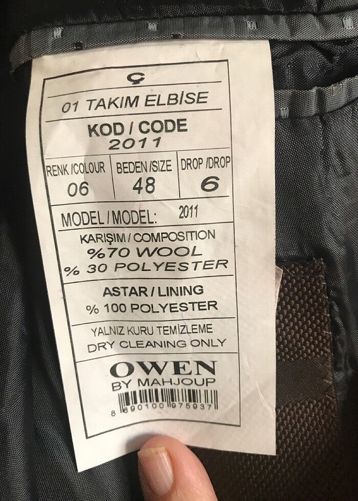 Owen takım elbise - Görsel 3