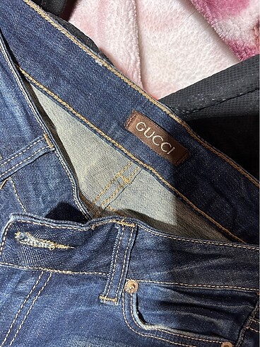 27 Beden mavi Renk Gucci pantolon