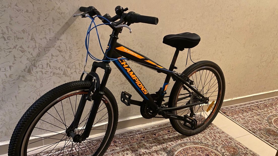 Champions Quattro Dağ Bisikleti Çok Temiz Turuncu Siyah Şampiyon - Görsel 3