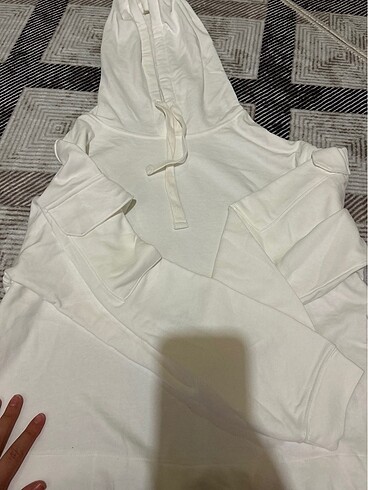 l Beden beyaz Renk Sıfır sweatshirt