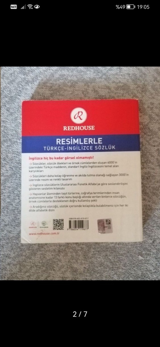 Redhouse Resimlerle Türkçe-İngilizce Sözlük - Görsel 2