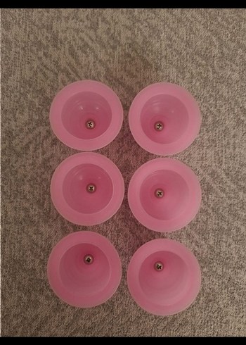 Pembe 6 lı vakumlu masaj aleti - Görsel 3