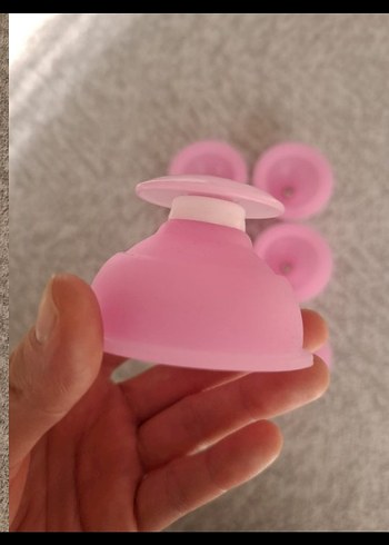 Pembe 6 lı vakumlu masaj aleti - Görsel 4