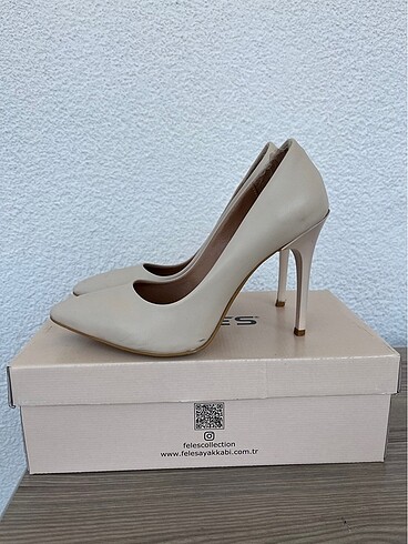 37 Beden camel Renk Krem rengi stiletto