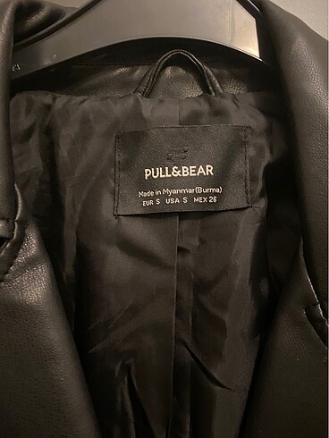 Pull and Bear Pull&Bear deri ceket