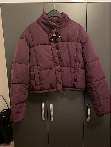 Bershka kısa crop mont bomber