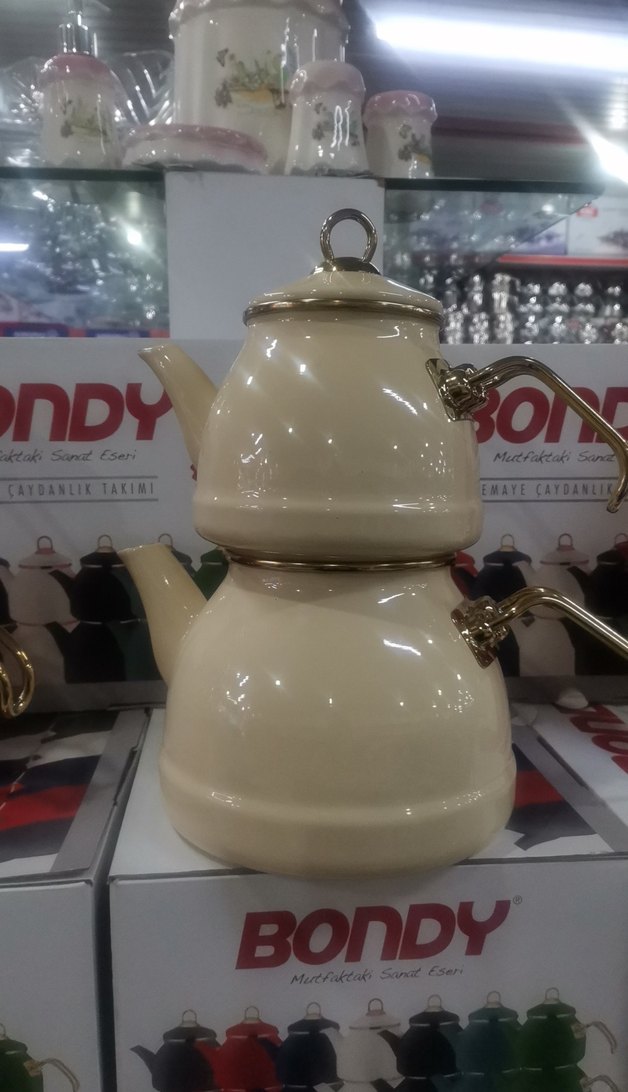 Emaye çaydanlık - Görsel 2