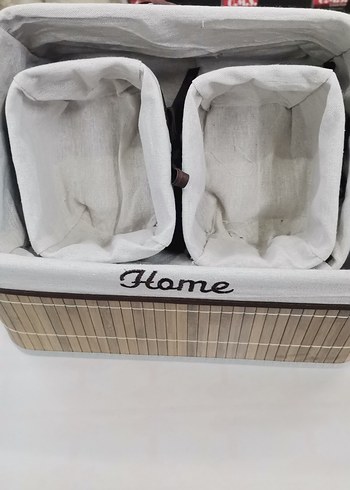 4 lü hasır sepet - Görsel 2