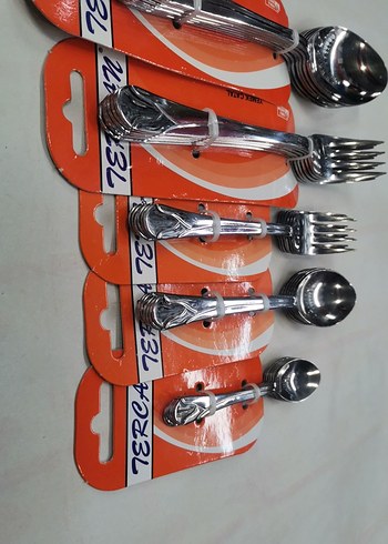 Çelik çatal kaşık seti - Görsel 2