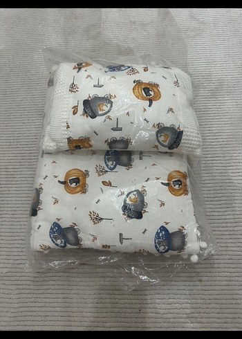 Pamuklu Baskılı Çocuk Uyku Seti - Görsel 2