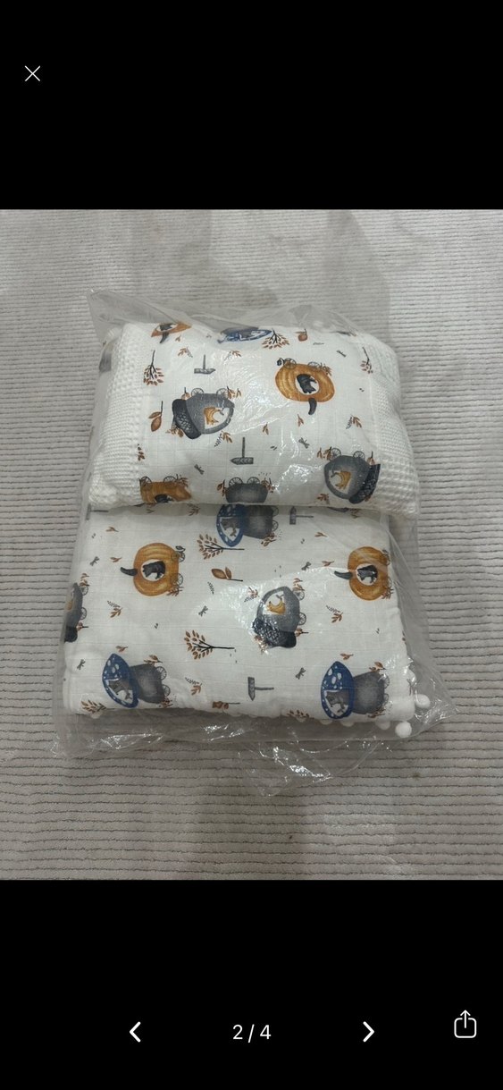 Pamuklu Baskılı Çocuk Uyku Seti - Görsel 2