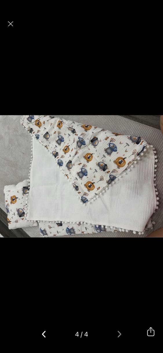 Pamuklu Baskılı Çocuk Uyku Seti - Görsel 4