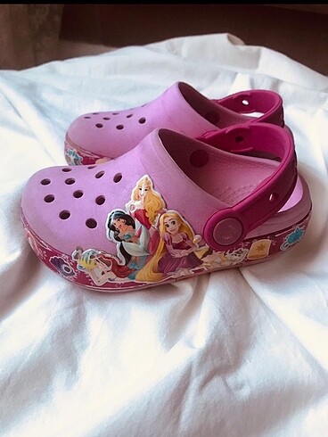 Crocs Pembe Prensesli ve Işıklı Crocs