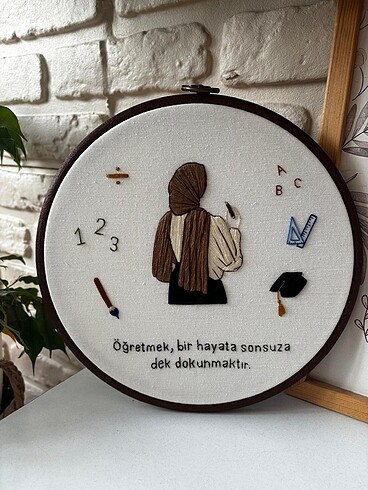 diğer Beden Kasnak pano öğretmen
