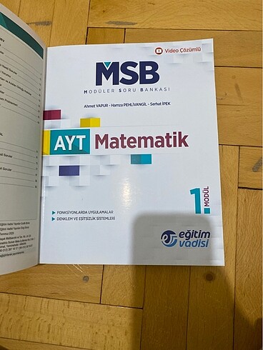  eğitim vadisi msb sıfır ayt matematik