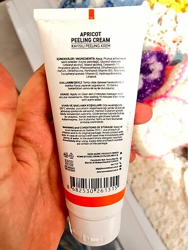 Beden Kayısılı peeling