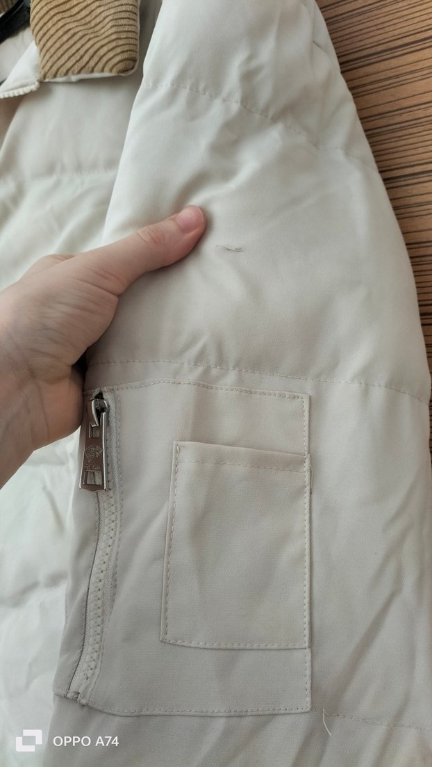 Bej erkek mont - Görsel 4