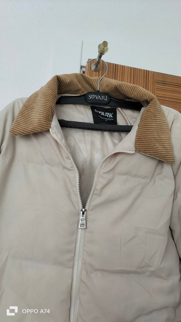 Bej erkek mont - Görsel 2