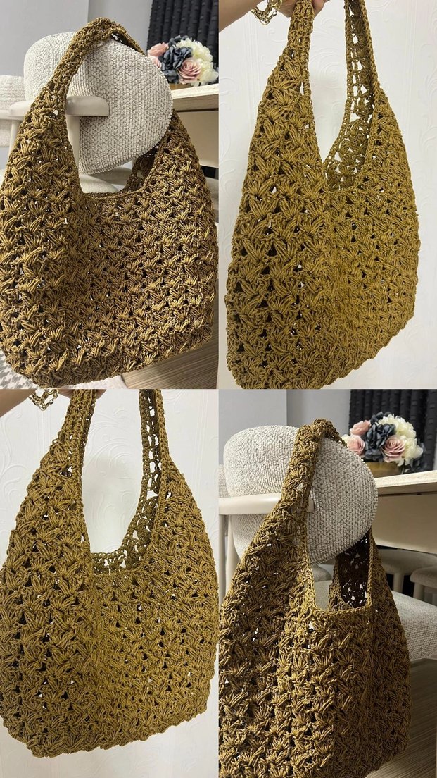 Siyah hasır çanta - Görsel 2