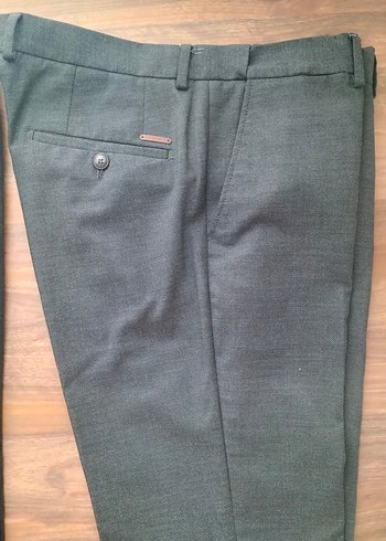 Gri Regular Fit Erkek Kumaş Pantolon - Görsel 3