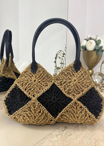 mozaik motifli çanta - Görsel 5