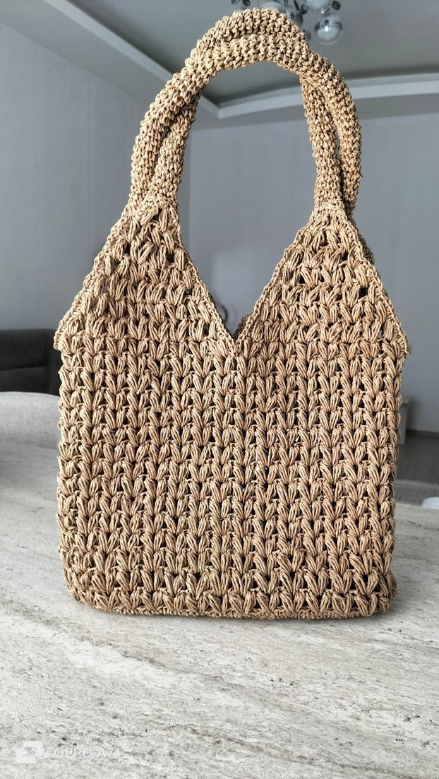 oysho hasır çanta - Görsel 3