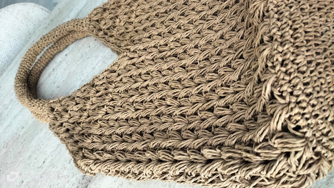 oysho hasır çanta - Görsel 2