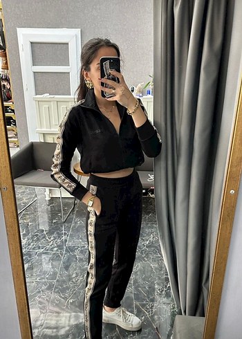 m Beden Guess Gri Fermuarlı Kadın Eşofman Takımı