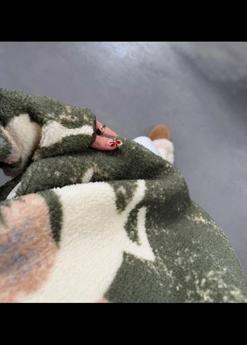 Yüksek Yakalı, Baskılı Kadın Sweatshirt - Görsel 12