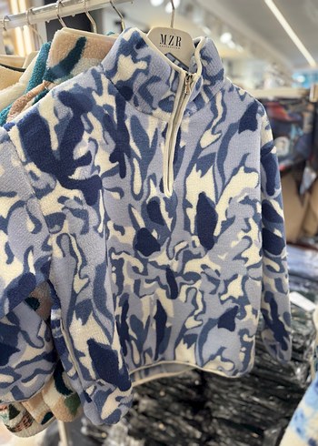 Kadın Yüksek Yakalı Gevşek Sweatshirt - Görsel 6